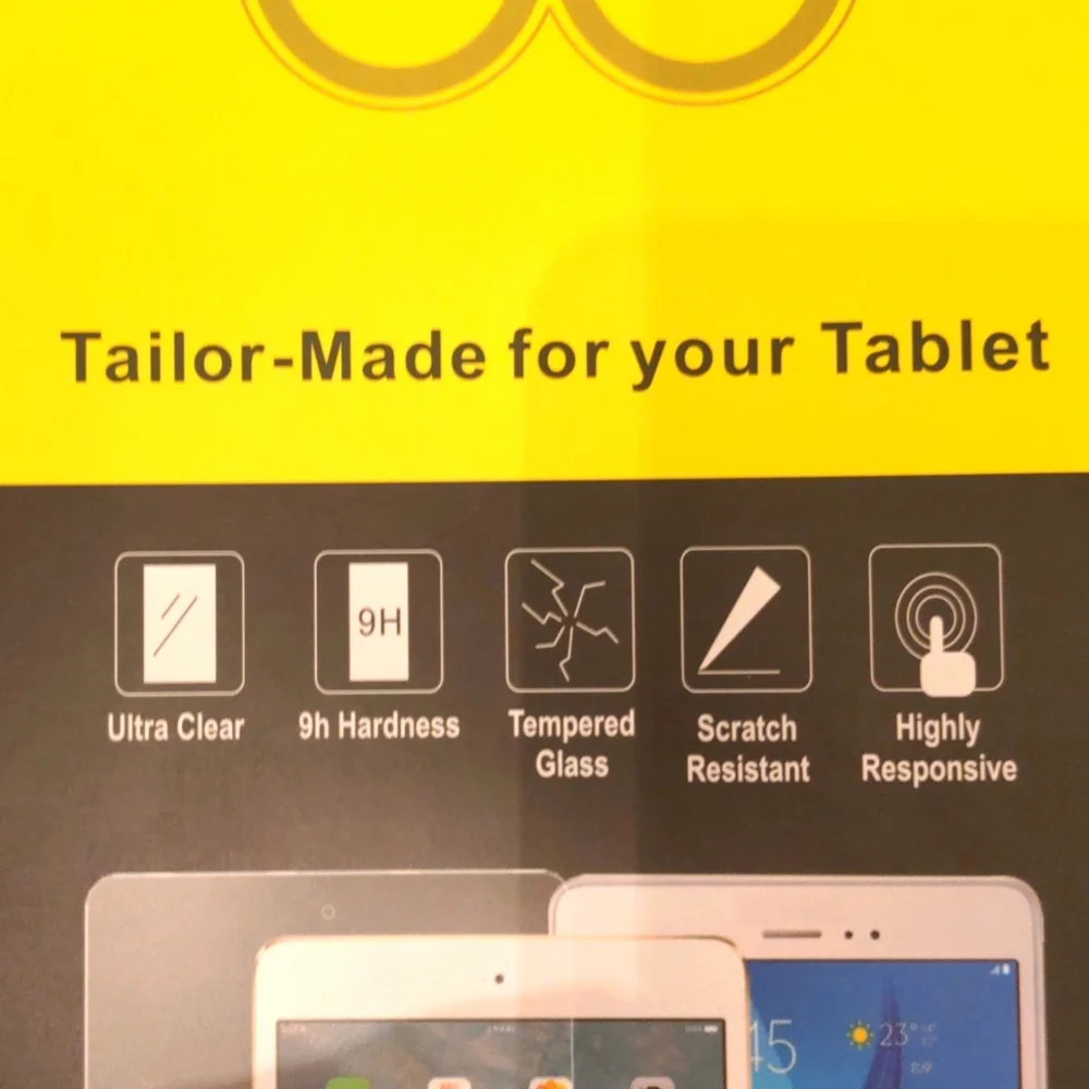 NWOT JETech Tempered Glass Screen Protector for iPad 10.2- Inch in Kit Box